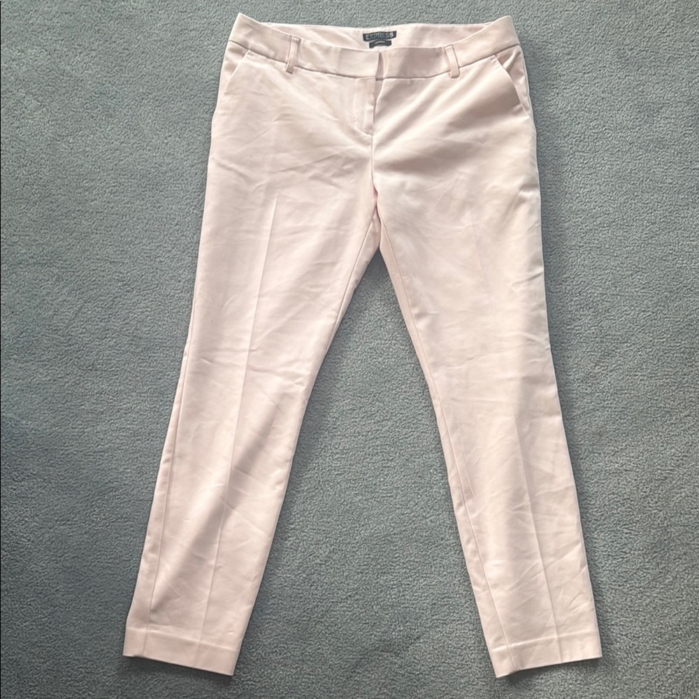 Express Light Pink Ankle Pants